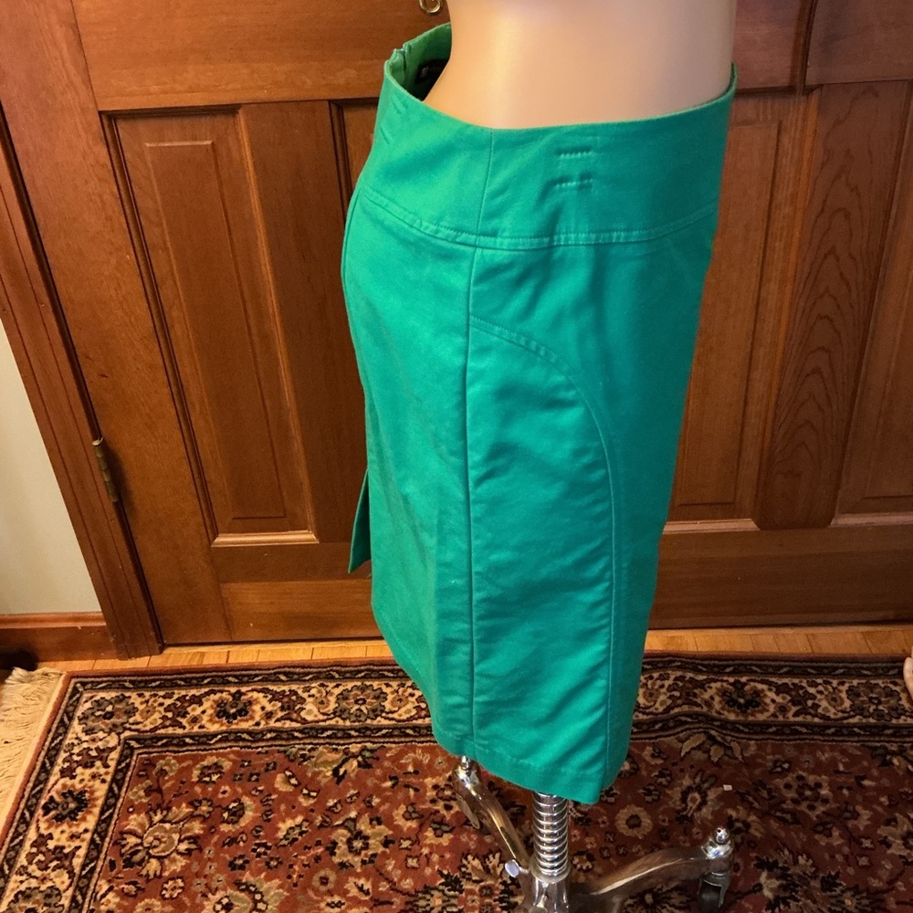 Valerie Bertinelli Teal Pencil Skirt - Picture 3 of 9